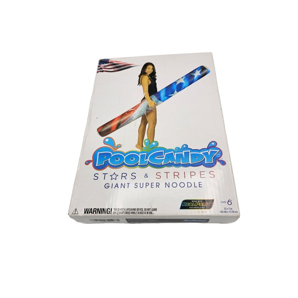 Pool Candy inflatable Stars and Stripes Super Pool Noodle